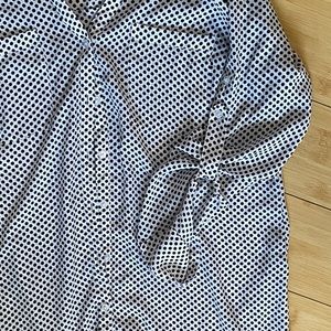 EXPRESS Portofino Polka Dot Blouse